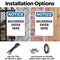 Signmission Deliveries Enter Here OSHA Notice Sign, Plastic, 7in W x 10in L, 2PK OS-2PACK-NS-P-710-V-10965 - alternate 3